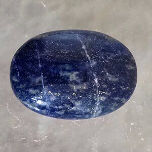 Lapis Lazuli Palm Stone – Inner Truth • Wisdom • Spiritual Vision